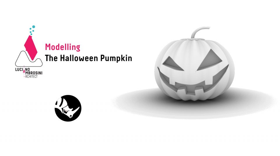 <strong><span style='color:#a9a9a9;font-size:14px;'>Rhino tutorial </span></strong></br>How to model an Halloween Pumpkin in Rhino